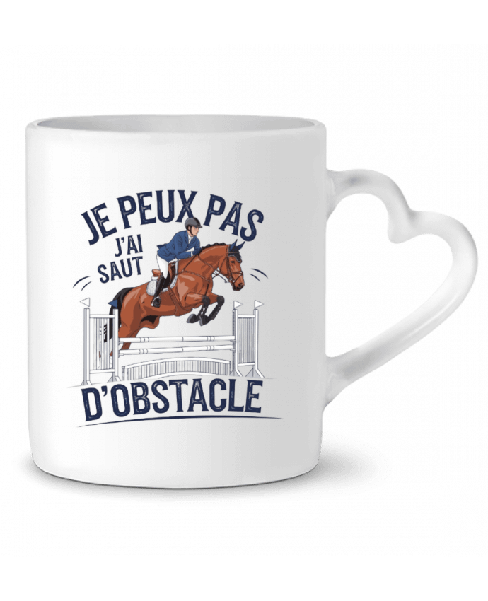 Mug coeur je peux pas j'ai saut d'obstacle par bwilfy