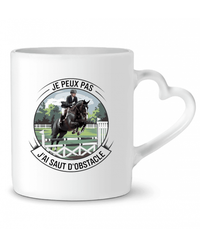 Mug coeur je peux pas j'ai saut d'obstacle par bwilfy