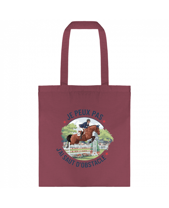 Tote-bag je peux pas j'ai saut d'obstacle par bwilfy