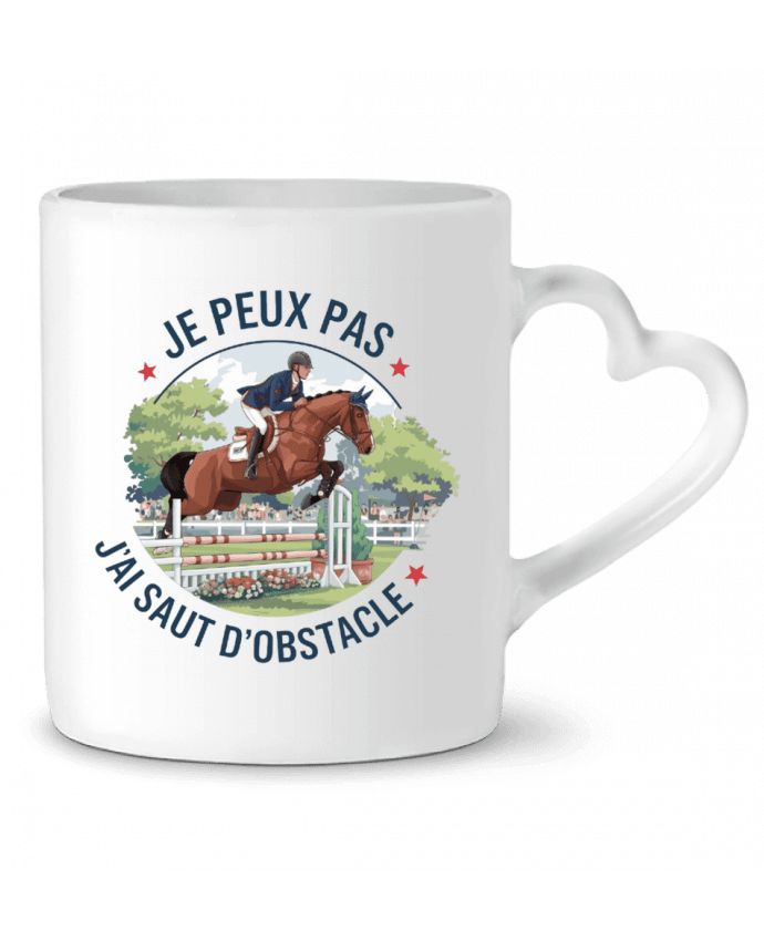 Mug coeur je peux pas j'ai saut d'obstacle par bwilfy