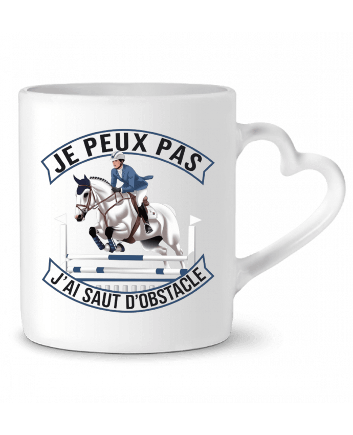 Mug coeur je peux pas j'ai saut d'obstacle par bwilfy