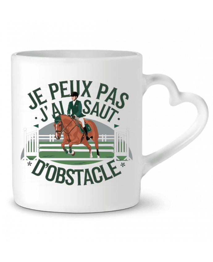 Mug coeur je peux pas j'ai saut d'obstacle par bwilfy