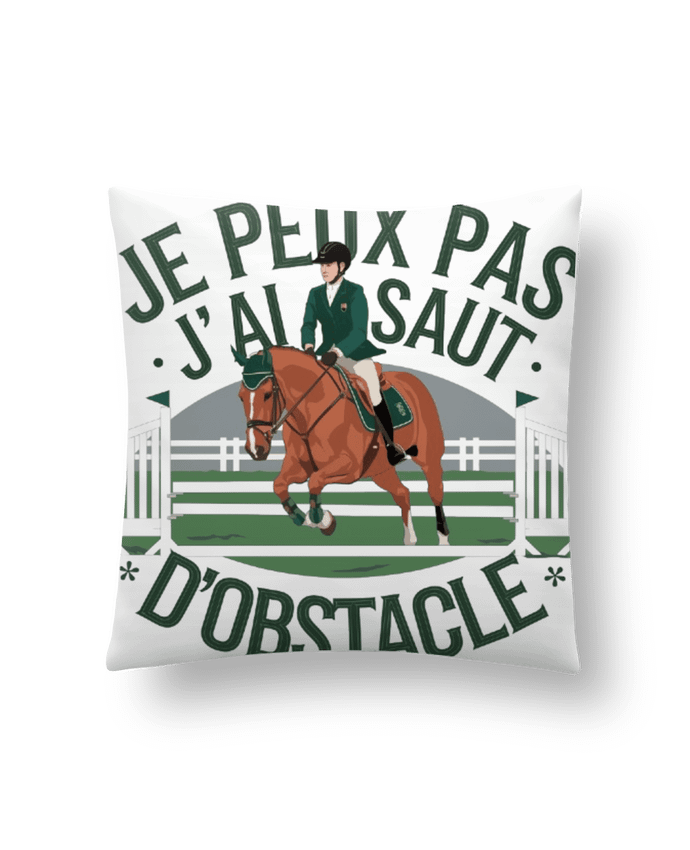 Coussin je peux pas j'ai saut d'obstacle par bwilfy