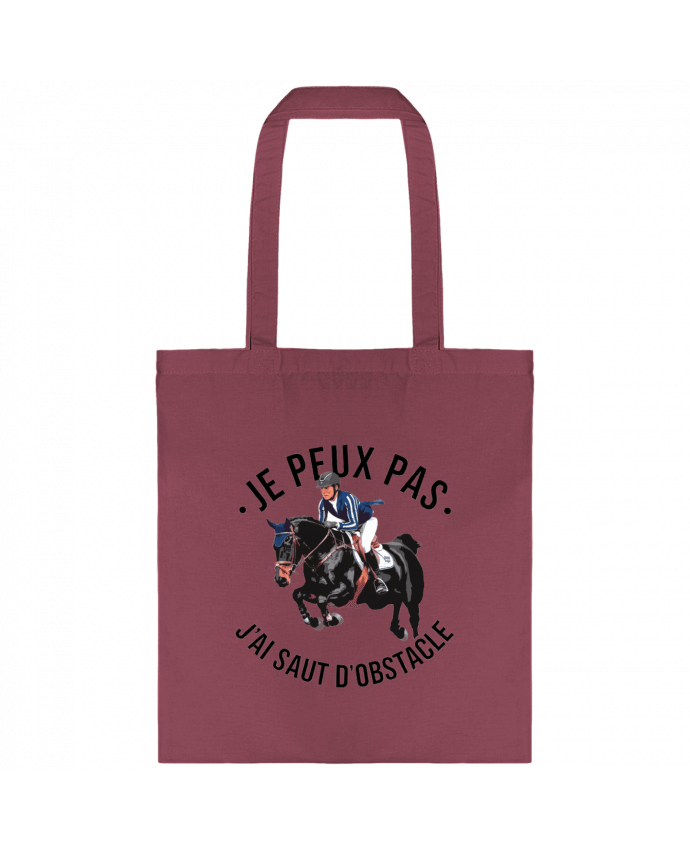 Tote-bag je peux pas j'ai saut d'obstacle par bwilfy