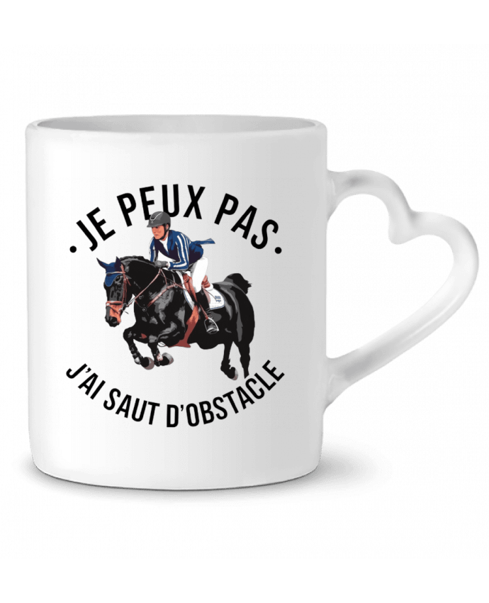 Mug coeur je peux pas j'ai saut d'obstacle par bwilfy