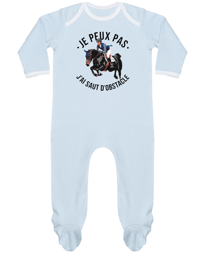 Body Pyjama Bébé je peux pas j'ai saut d'obstacle par bwilfy