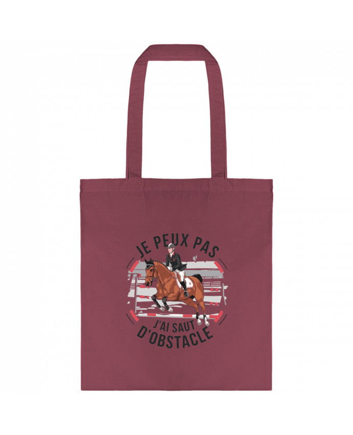 Tote-bag je peux pas j'ai saut d'obstacle par bwilfy