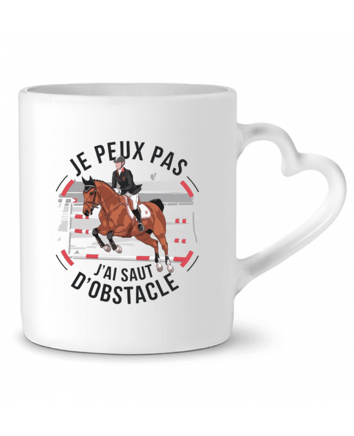 Mug coeur je peux pas j'ai saut d'obstacle par bwilfy