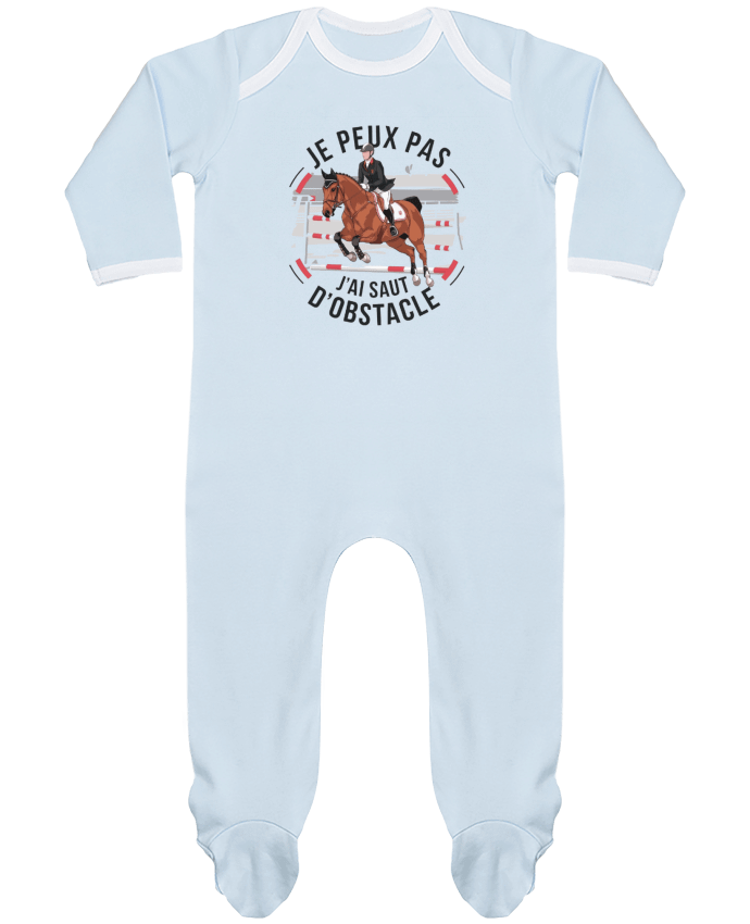 Body Pyjama Bébé je peux pas j'ai saut d'obstacle par bwilfy