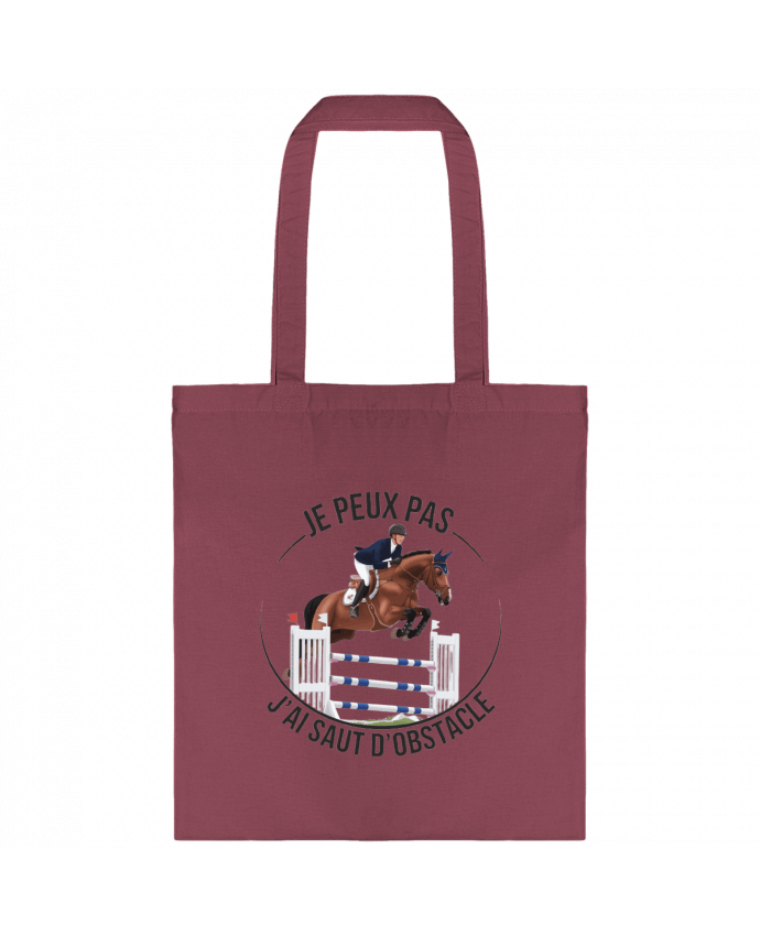 Tote-bag je peux pas j'ai saut d'obstacle par bwilfy