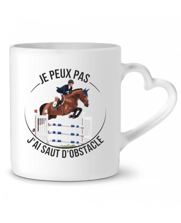 Mug coeur je peux pas j'ai saut d'obstacle par bwilfy