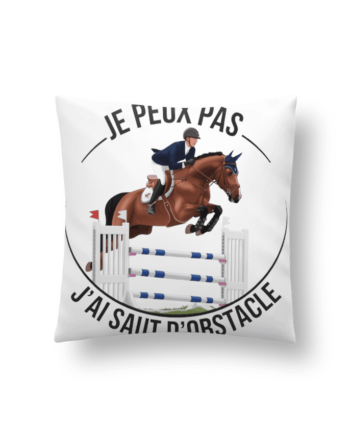 Coussin je peux pas j'ai saut d'obstacle par bwilfy