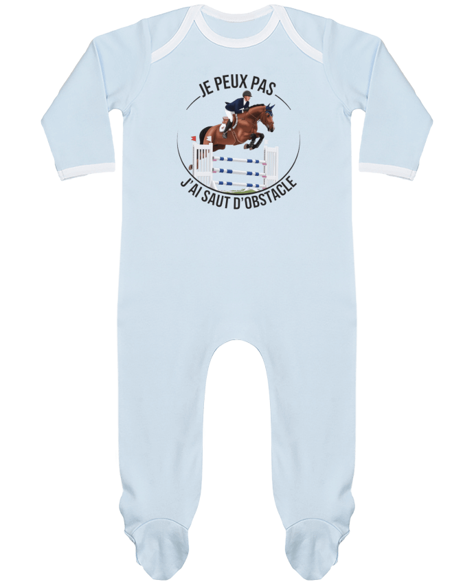 Body Pyjama Bébé je peux pas j'ai saut d'obstacle par bwilfy