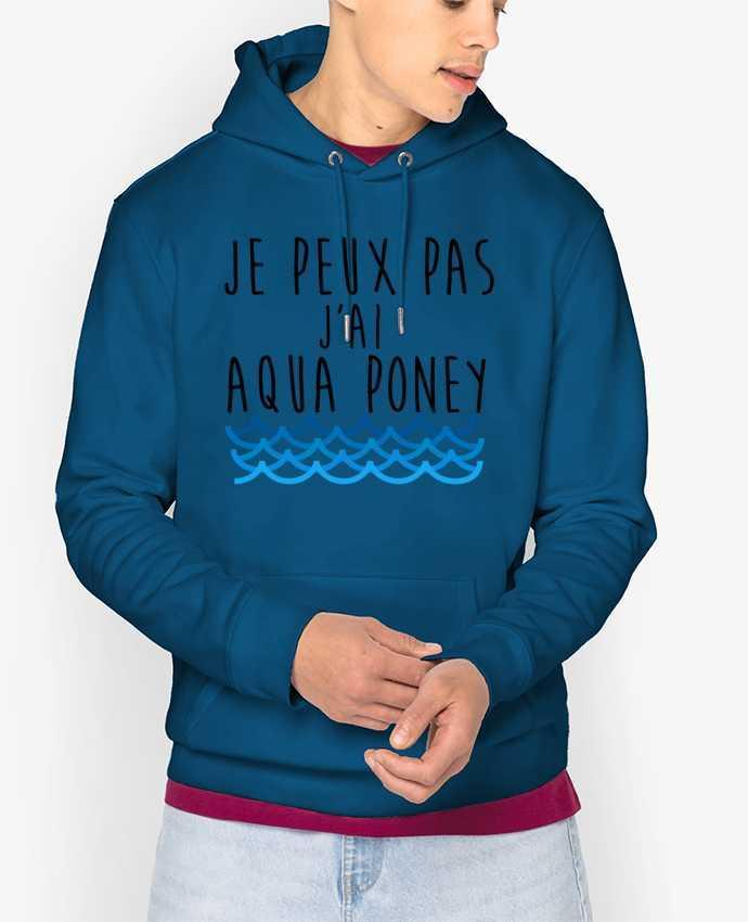 Hoodie J'peux pas j'ai aqua poney Par La boutique de Laura