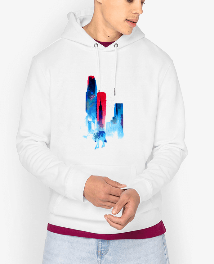 Hoodie The wolf of the city Par robertfarkas