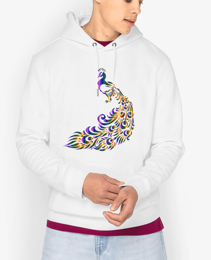 Hoodie Paon de Héra Par Manuela de la Mora