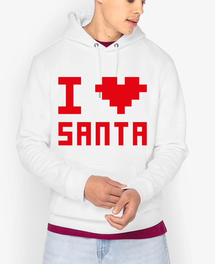 Hoodie I LOVE SANTA Par tunetoo