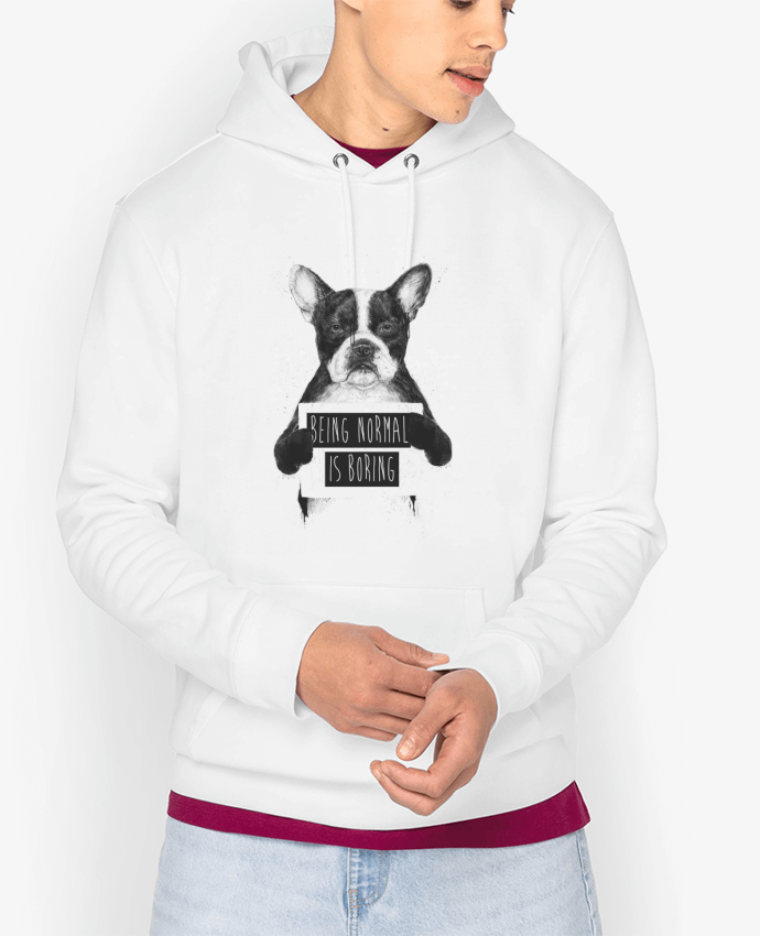 Hoodie Being normal is boring Par Balàzs Solti