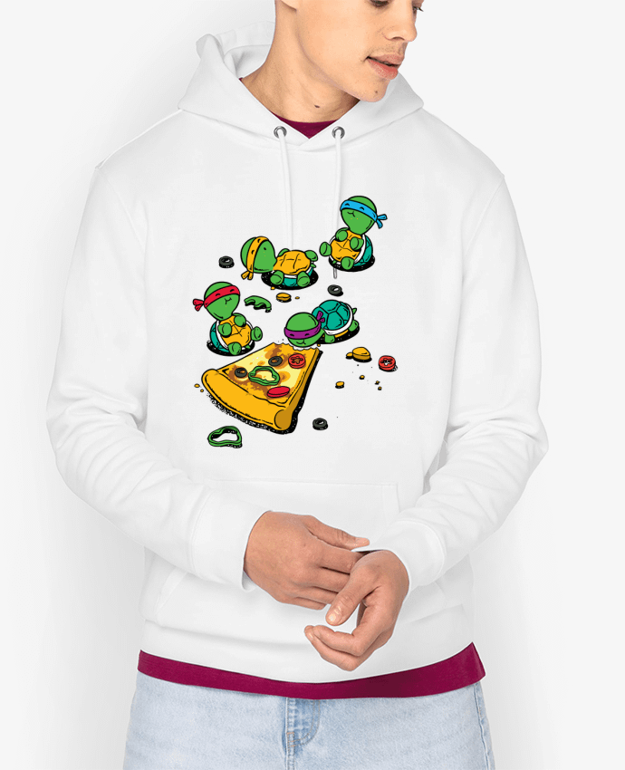 Hoodie Pizza lover Par flyingmouse365