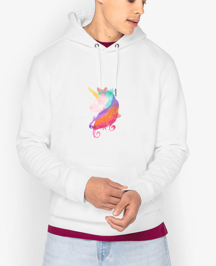 Hoodie Watercolor Unicorn Par PinkGlitter