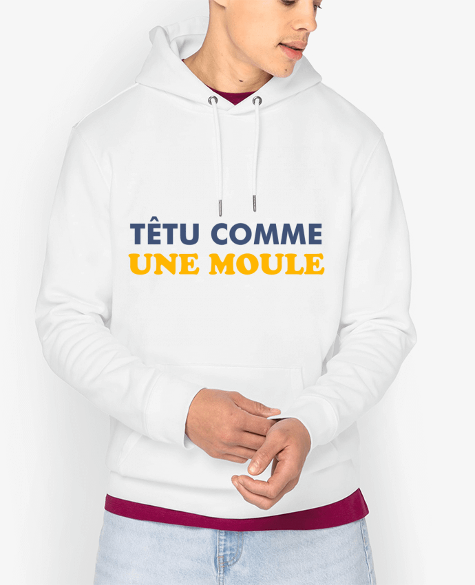 Hoodie Têtu comme une moule Par tunetoo