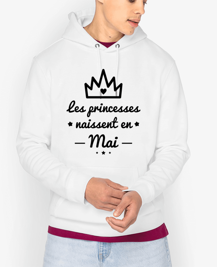 Hoodie Les princesses naissent en mai, princesse, cadeau d'anniversaire Par Benichan