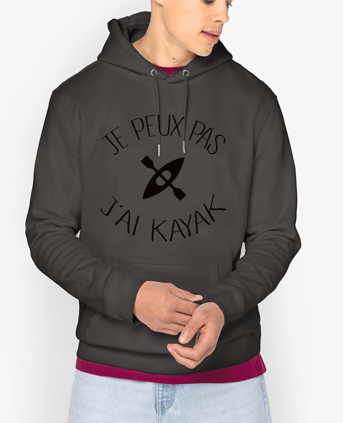 Hoodie Je peux pas j'ai kayak Par Freeyourshirt.com