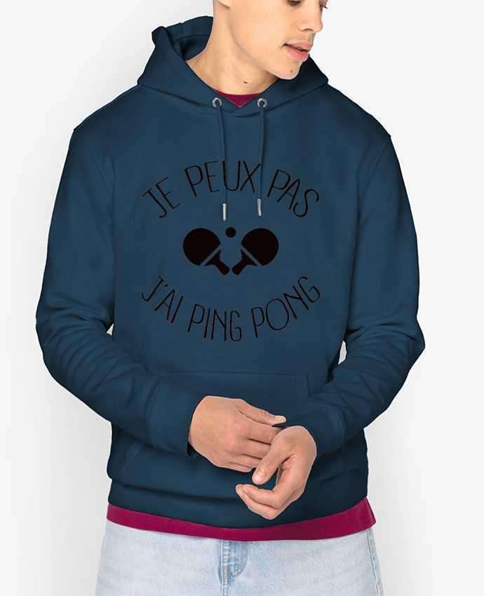 Hoodie je peux pas j'ai Ping Pong Par Freeyourshirt.com