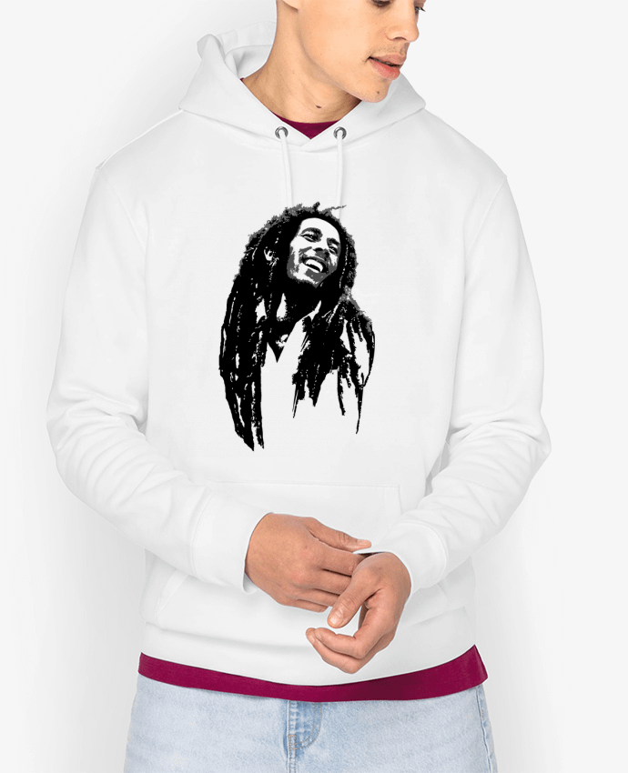 Hoodie Bob Marley Par Graff4Art