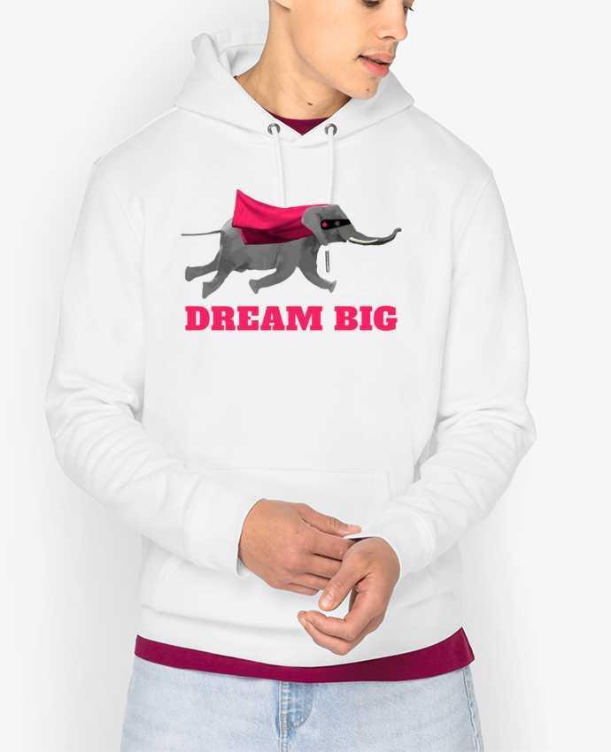 Hoodie Dream big éléphant Par justsayin