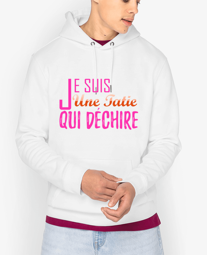 Hoodie Je suis une tatie qui déchire Par tunetoo