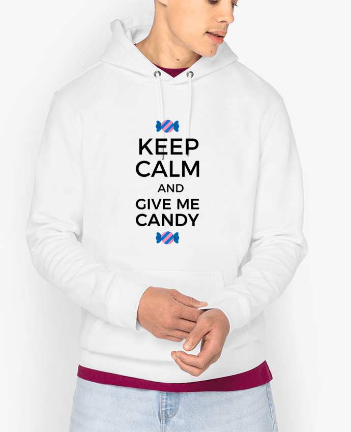 Hoodie Keep Calm and give me candy Par tunetoo