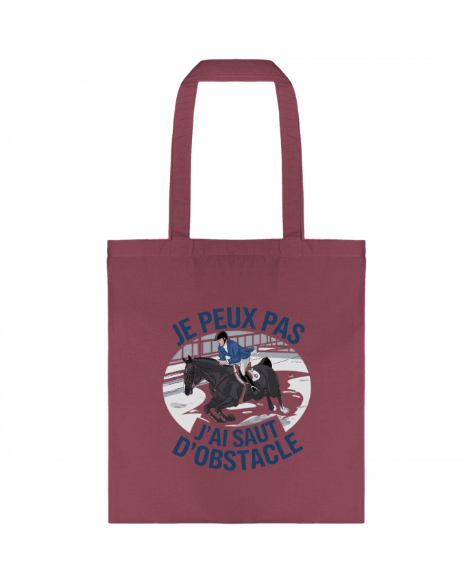 Tote-bag je peux pas j'ai saut d'obstacle par bwilfy