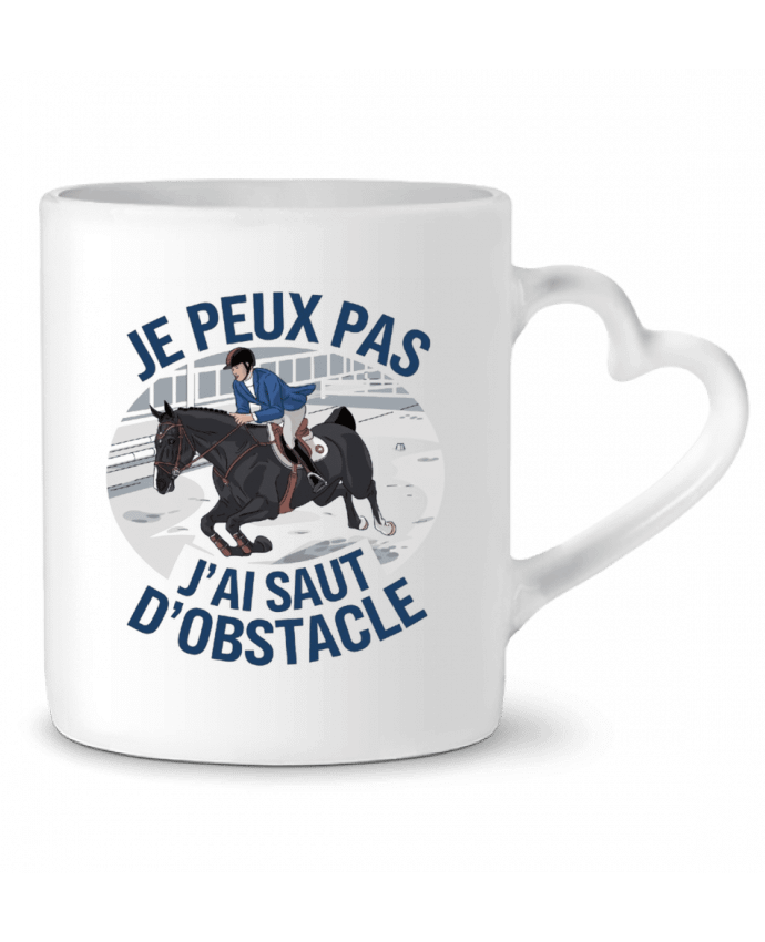 Mug coeur je peux pas j'ai saut d'obstacle par bwilfy