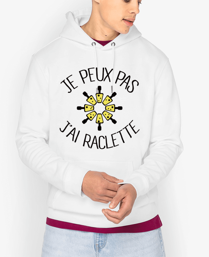 Hoodie Je peux pas j'ai Raclette Par Freeyourshirt.com