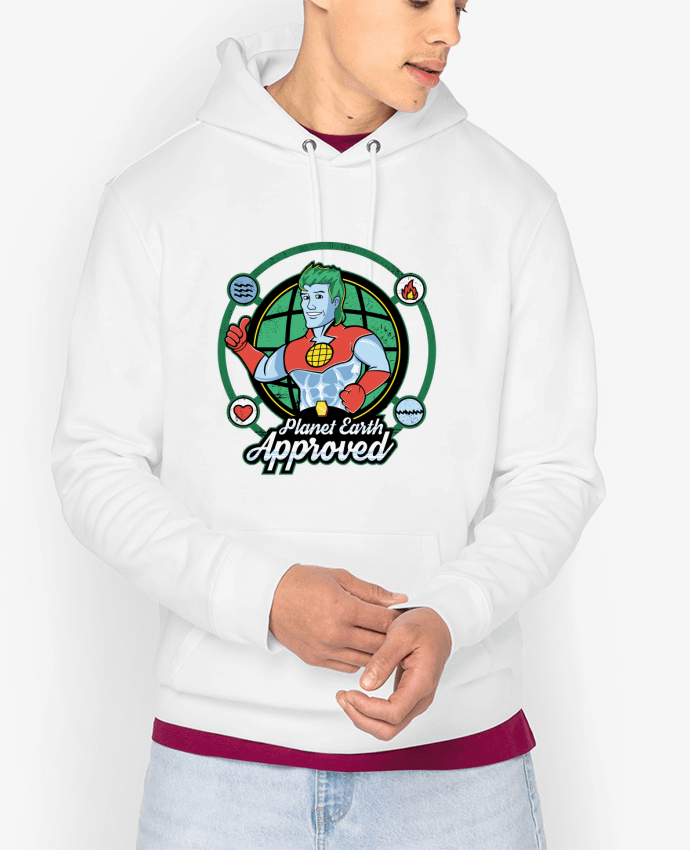 Hoodie Planet Earth Approved Par Kempo24