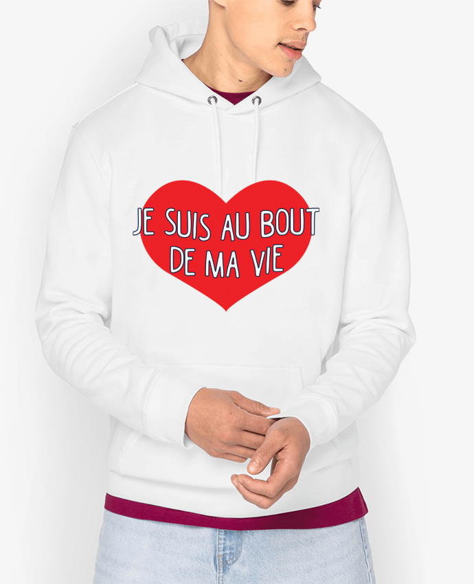 Hoodie Je suis au bout de ma vie Par tunetoo