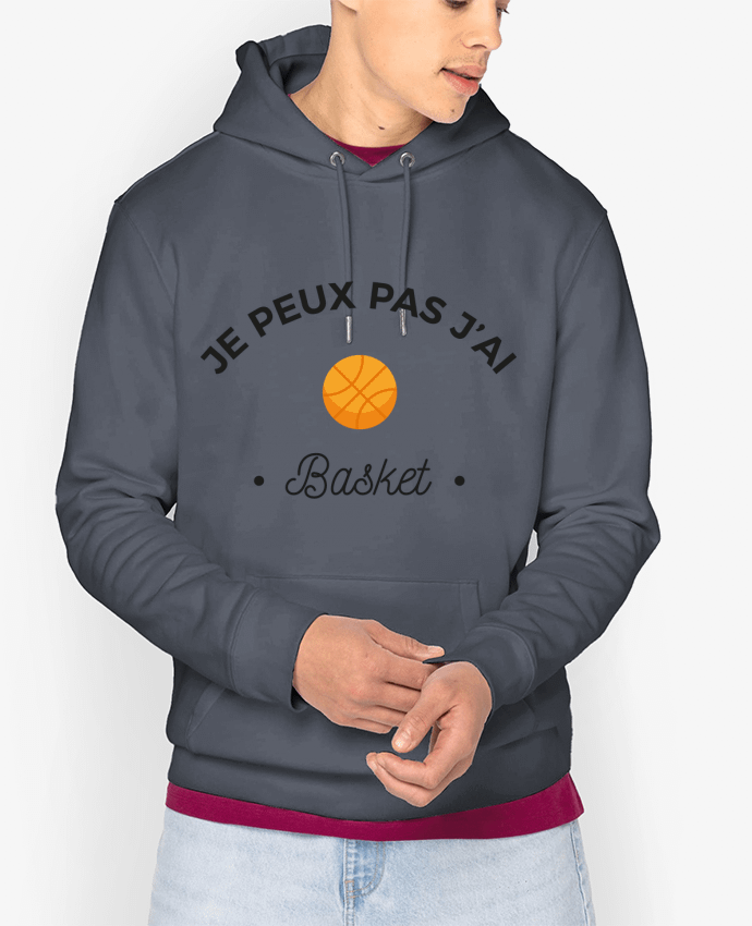 Hoodie Je peux pas j'ai basket Par Ruuud