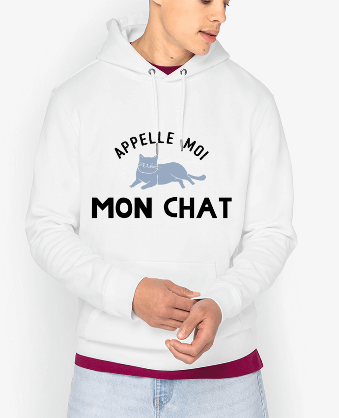 Hoodie Appelle moi mon chat Par tunetoo