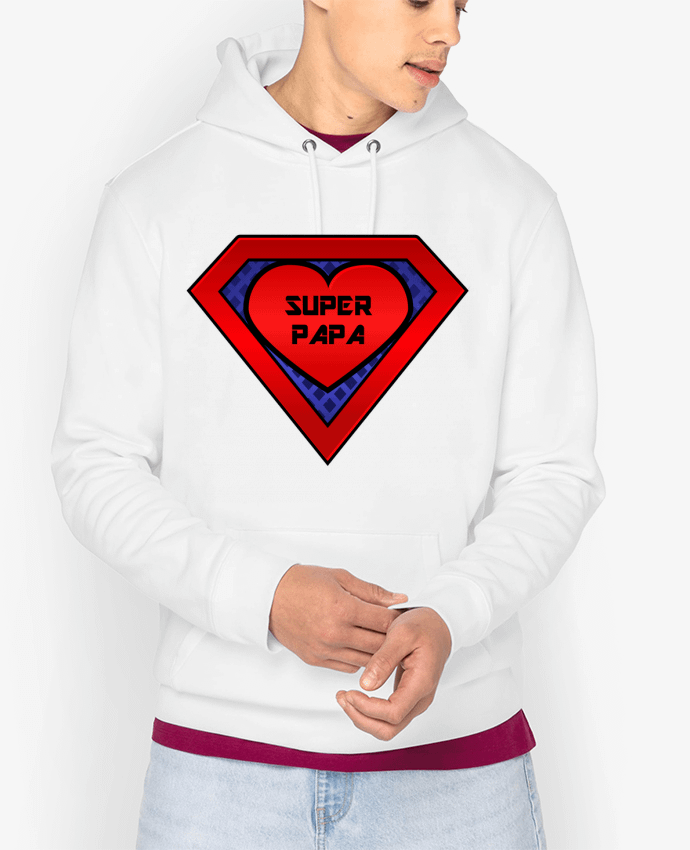 Hoodie Super papa Par FRENCHUP-MAYO