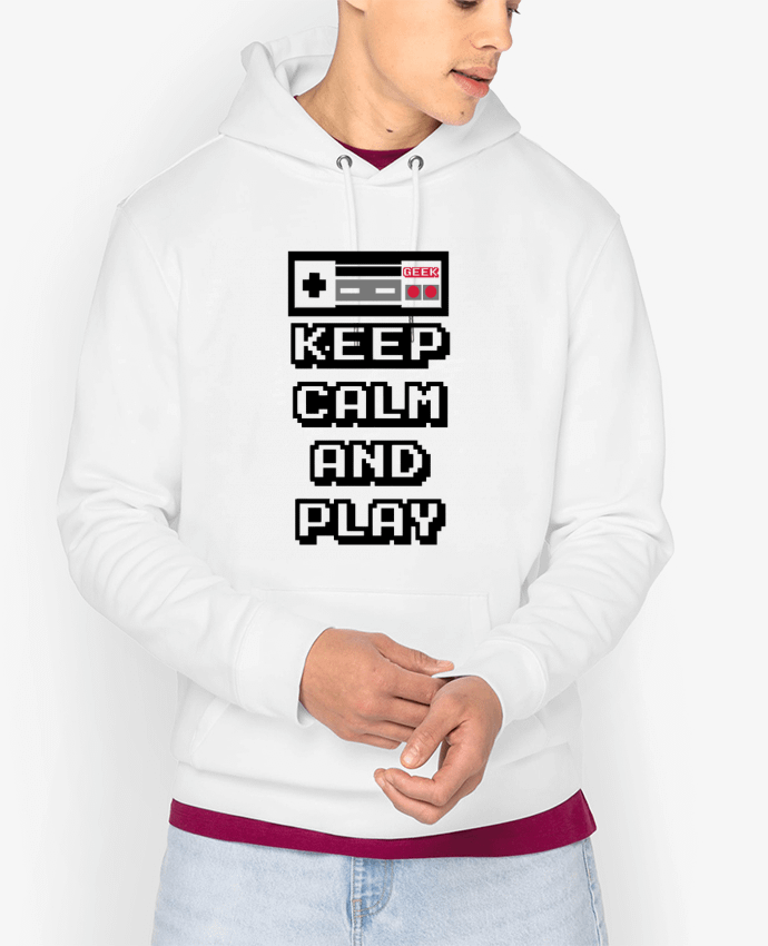 Hoodie KEEP CALM AND PLAY Par SG LXXXIII