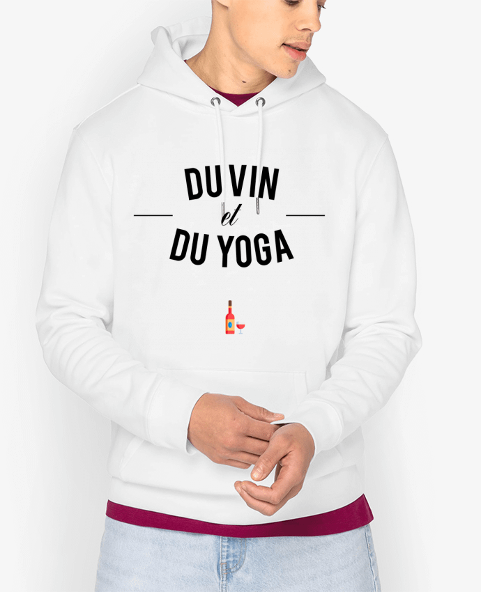 Hoodie Du Vin et du Yoga Par tunetoo