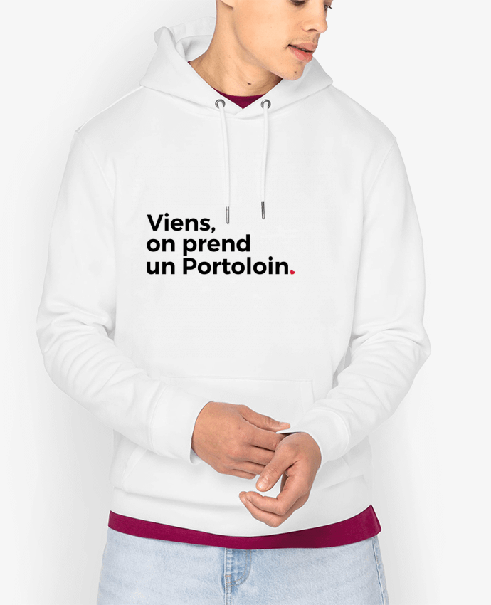 Hoodie Viens, on prend un Portoloin Par Nana