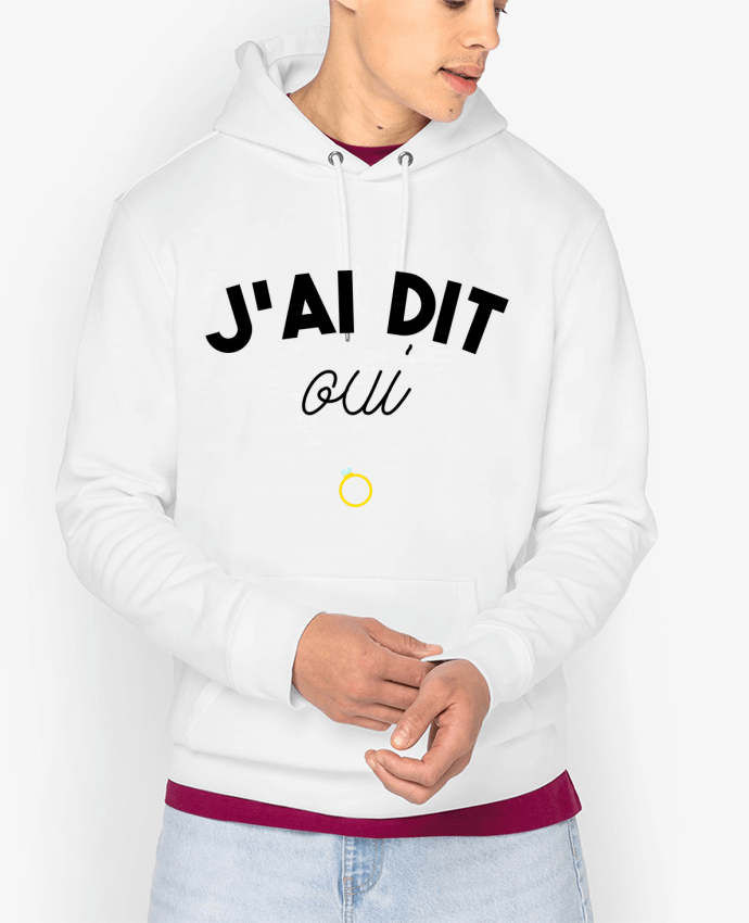 Hoodie J'ai dit oui ! Par tunetoo