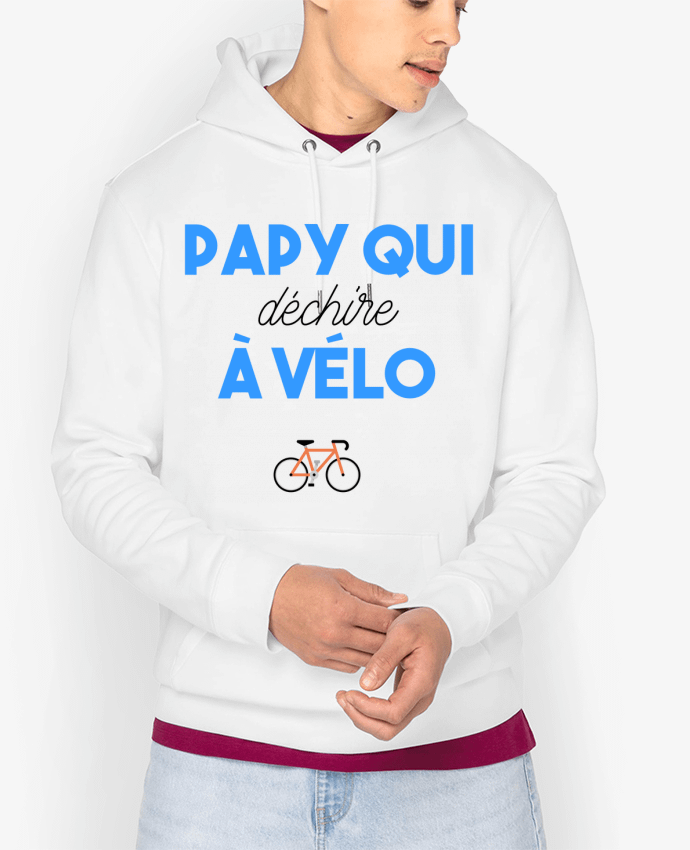 Hoodie Papy qui déchire à Vélo Par tunetoo