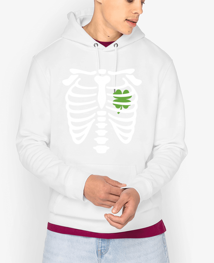 Hoodie X Ray Irish heart Par LaundryFactory