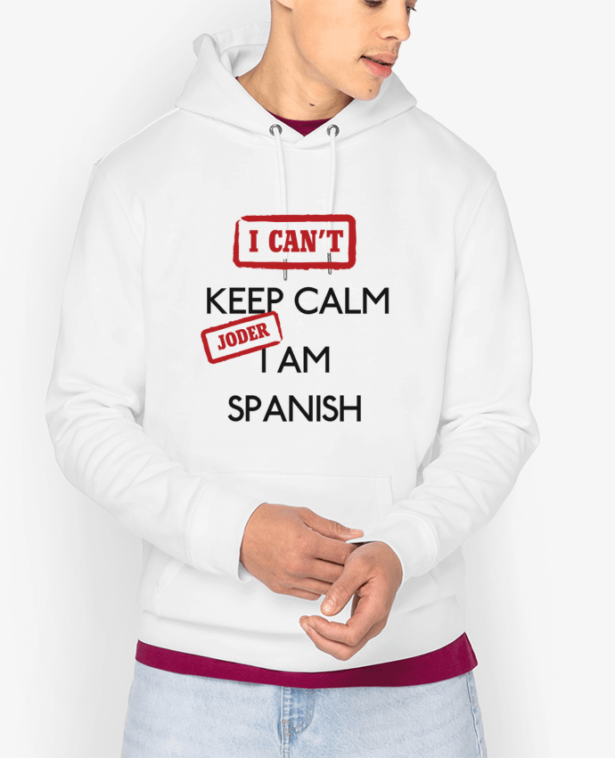 Hoodie I can't keep calm jorder I am spanish Par tunetoo