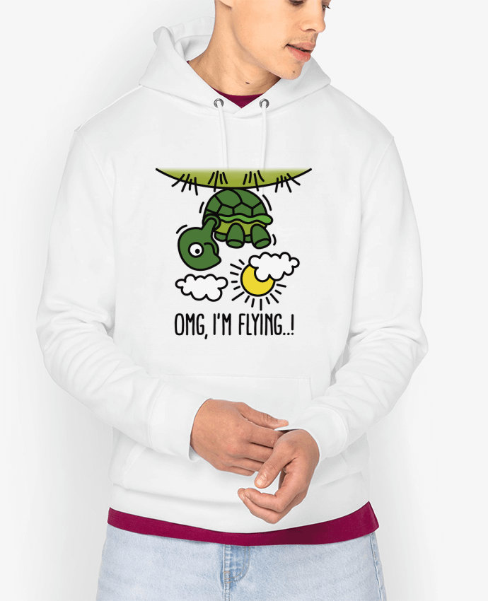 Hoodie OMG IM FLYING Par LaundryFactory