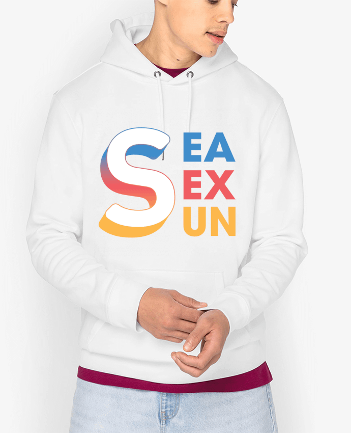 Hoodie Sea Sex Sun Par tunetoo