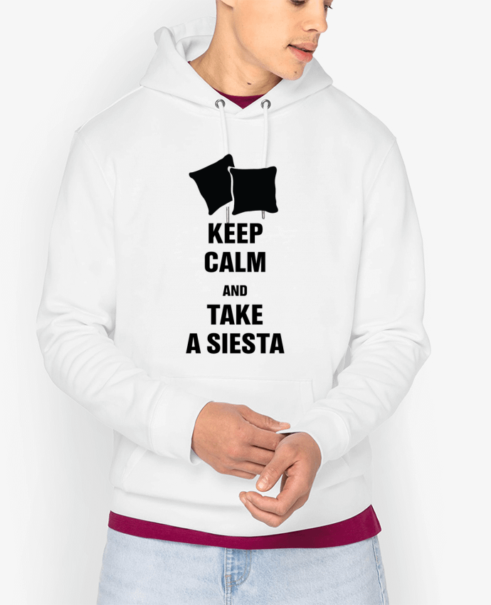 Hoodie Keep calm and take a siesta Par tunetoo